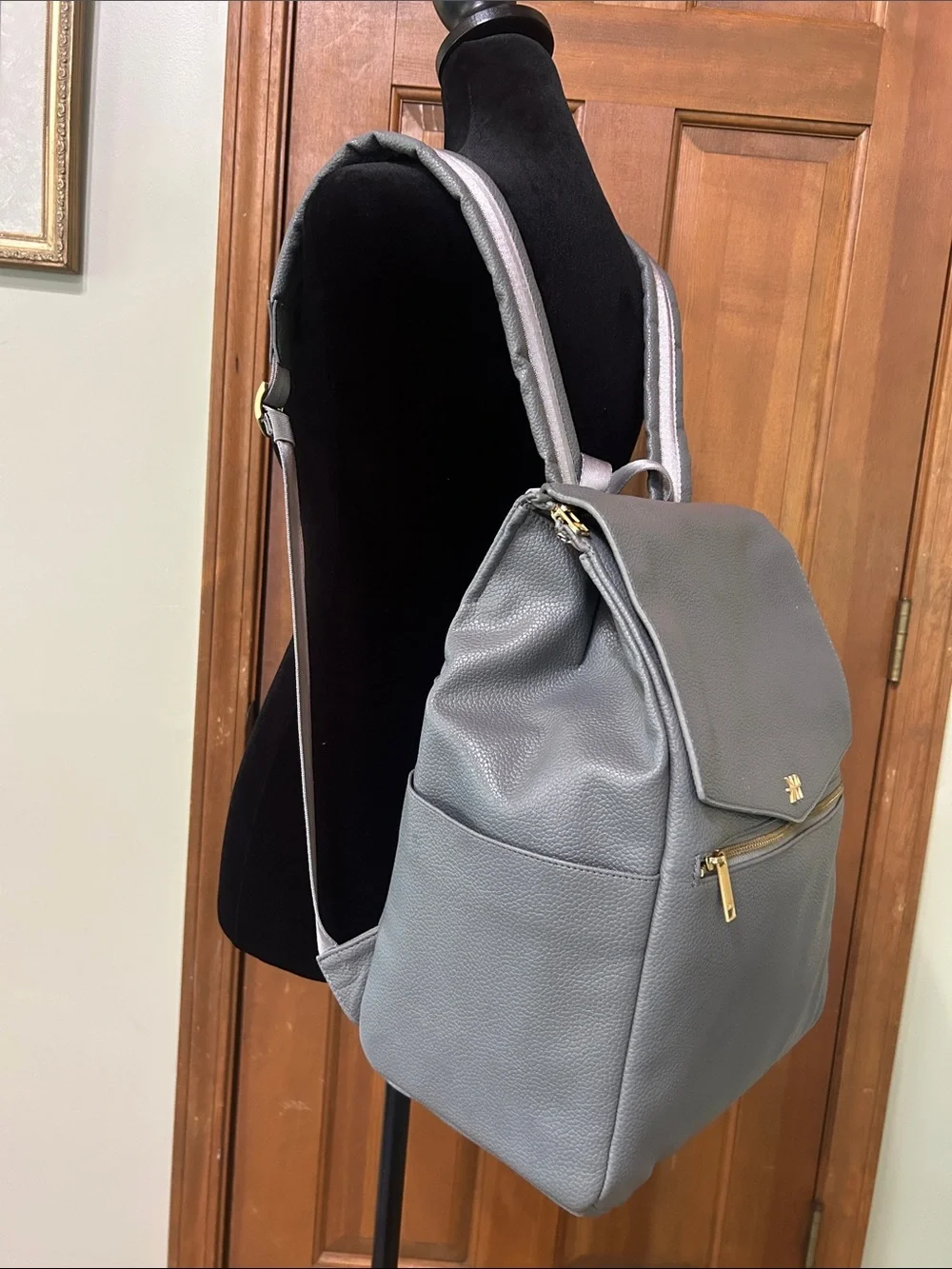 Freshly Picked Classic Diaper Bag in Grey
